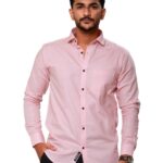 Pink Shirt Casual Wear