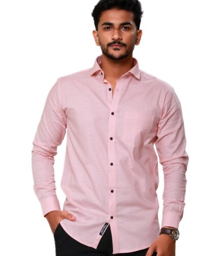 Pink Shirt Casual Wear