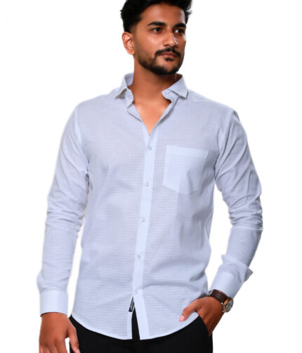 White Shirt Textured